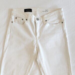J. Crew White Jeans Size 27